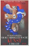 711727 Reclameprentbriefkaart: Willibrord-Herdenking 739-1939, Tentoonstelling Vroeg-Middeleeuwsche Kunst, in de ...